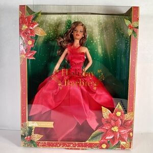 Barbie Signature Holiday 2022 Doll in Red Gown Mattel in box